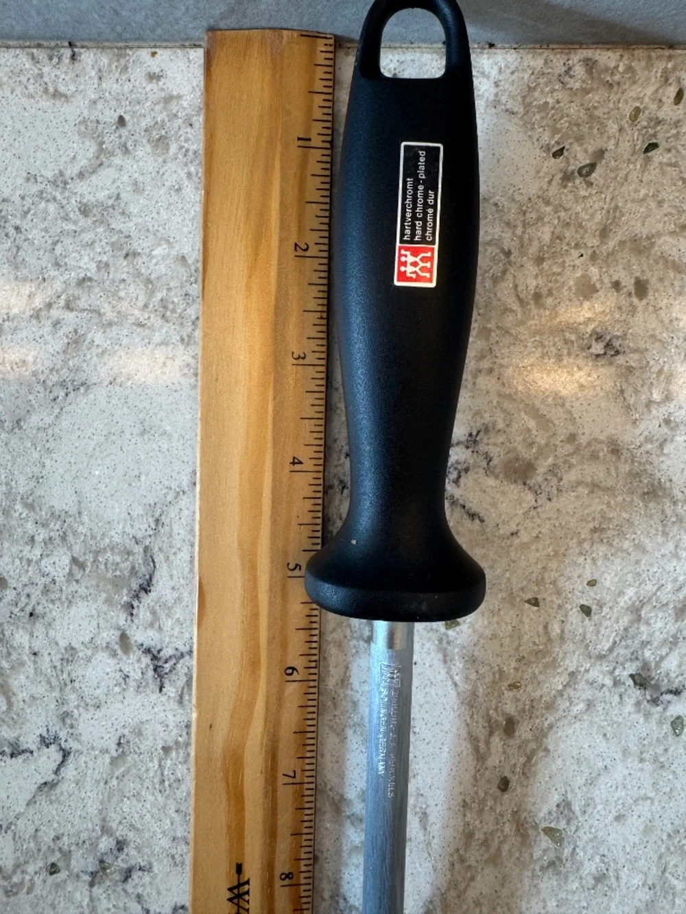 ZWILLING J.HENCKELS SHARPENING HONING HARD CHROME PLATED 9'
